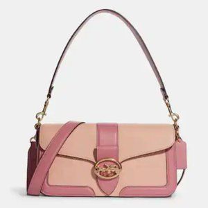 NWT Coach Georgie Shoulder Bag In Colorblock